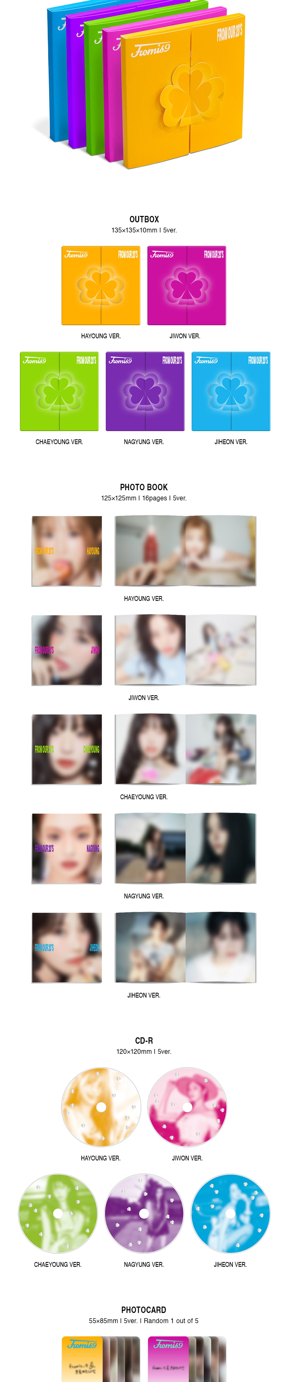 fromis_9 6th Album "FROM OUR 20'S" (Digipack Ver.)