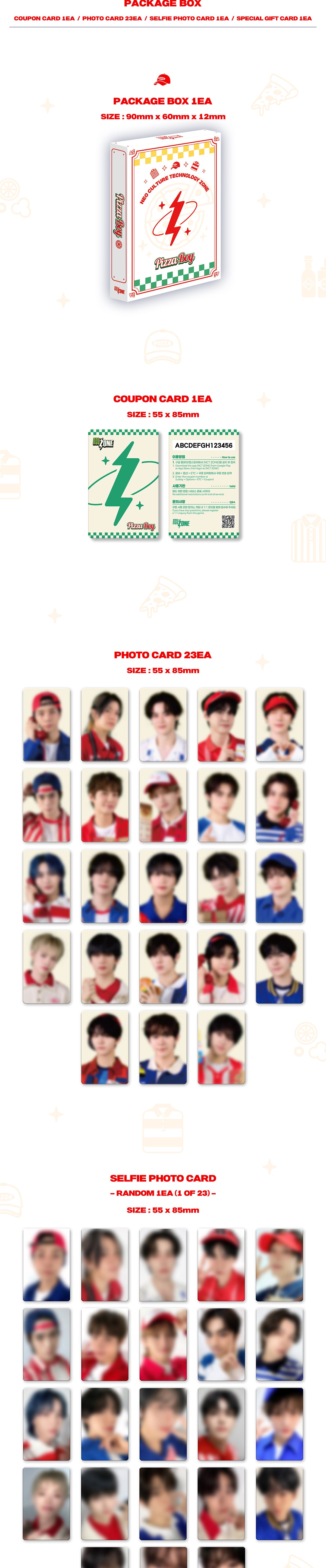 NCT ZONE COUPON CARD [PIZZA BOY VER.]