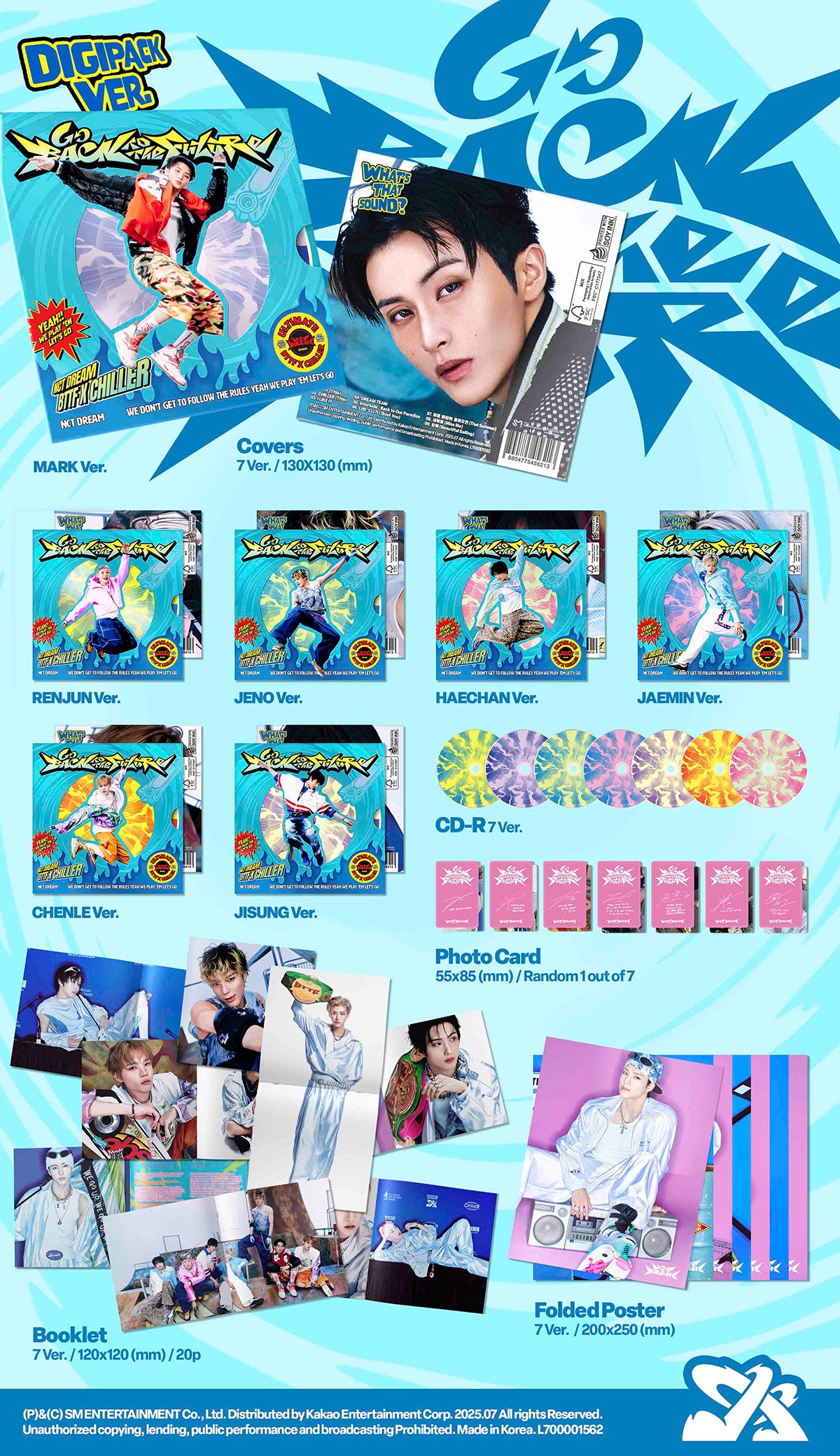 NCT DREAM 5th Album "GO BACK TO THE FUTURE" (Digipack Ver.)