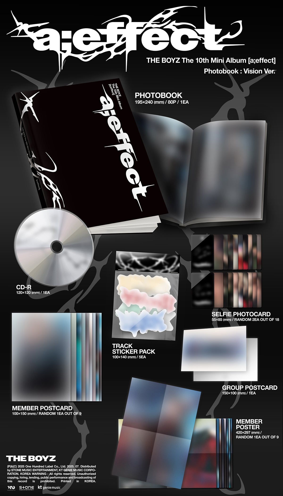 [Pre-Order] THE BOYZ - THE 10TH MINI ALBUM [A;EFFECT]