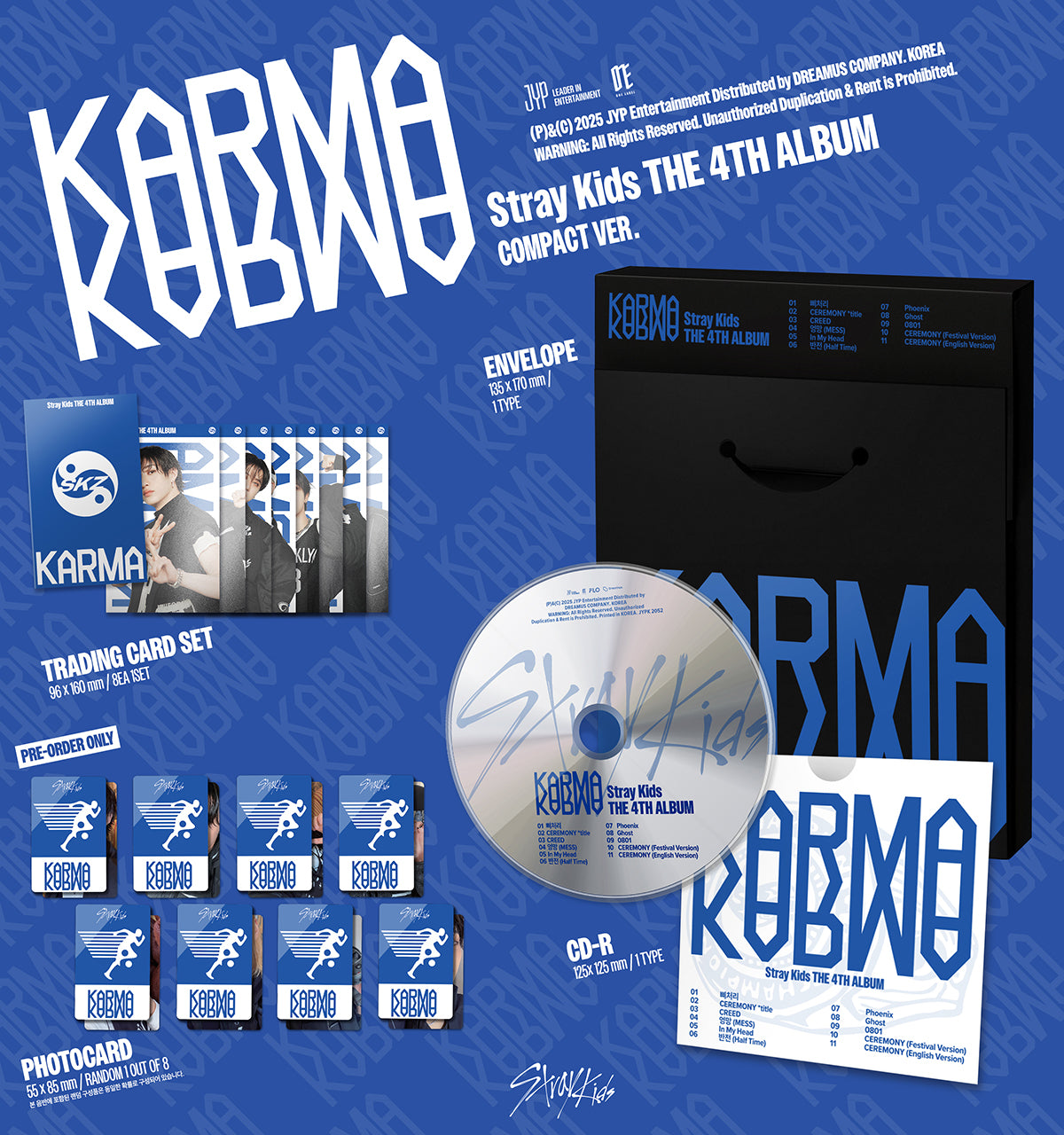 【新品未開封】Stray Kids KARMA COMPACT VER. 30枚 Stray Kids - KARMA (COMPACT VER.)/ 4th Full Album スキズ