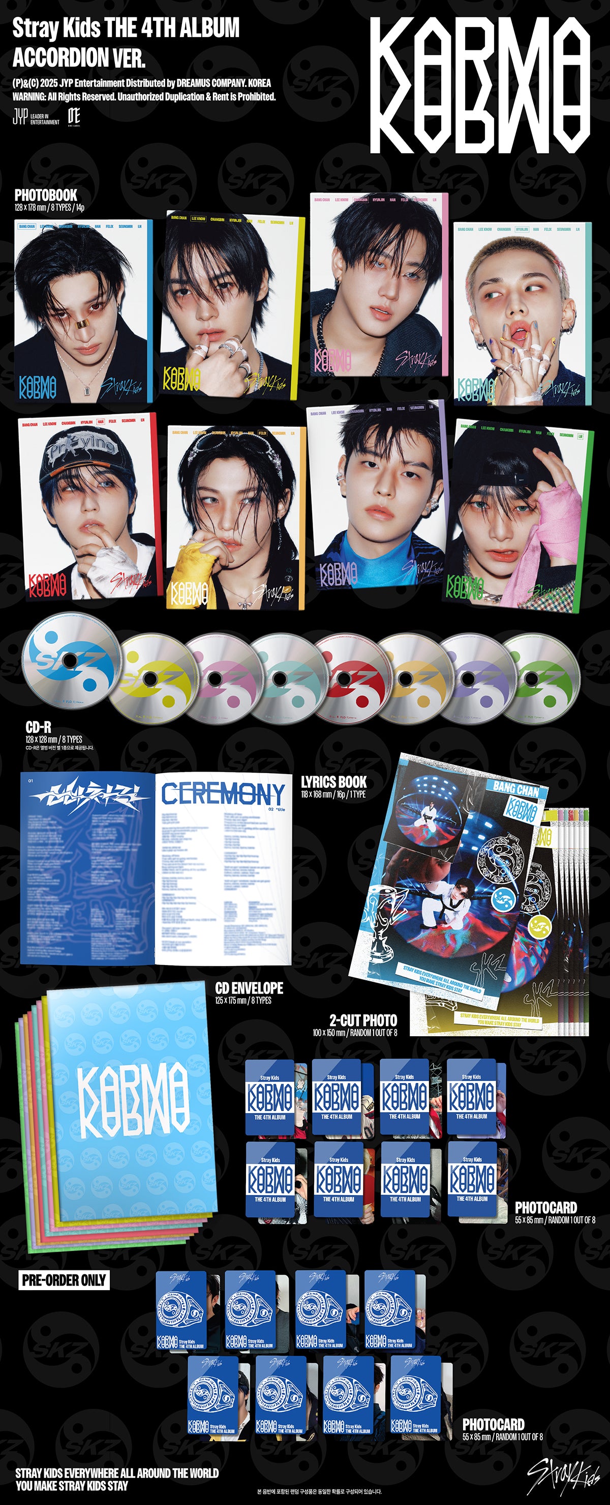 Stray Kids 4th Album "KARMA" (Accordion Ver.)