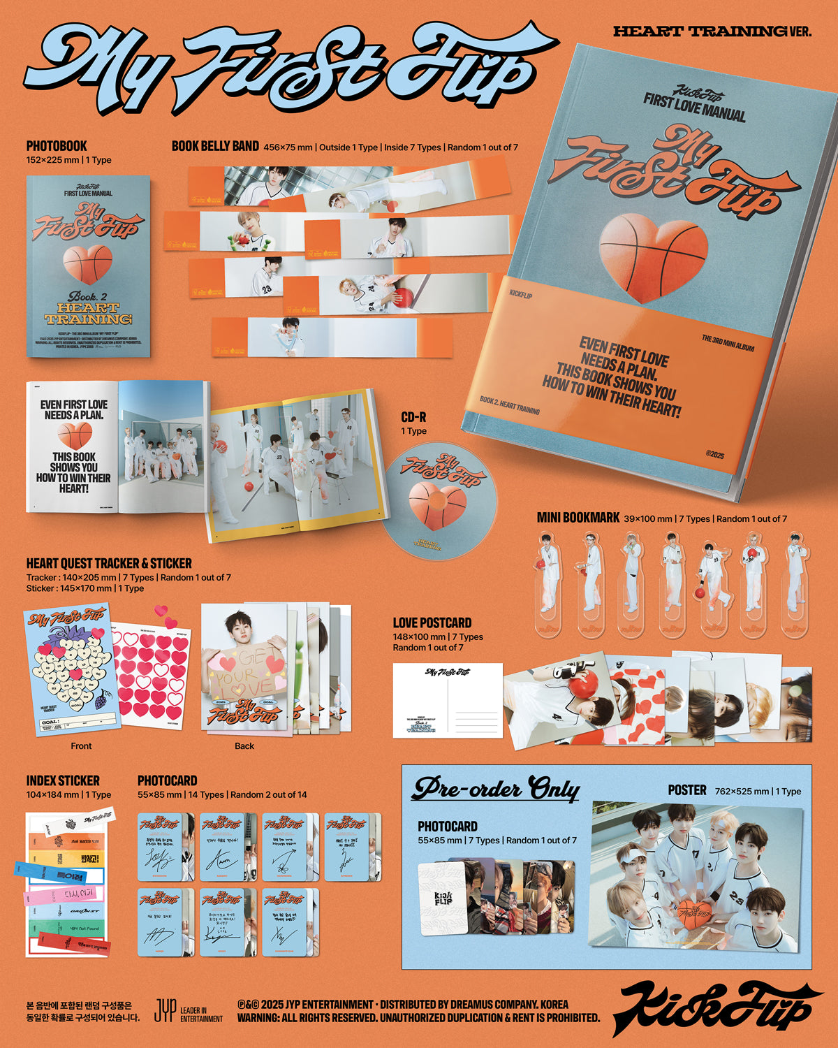KickFlip 3rd Mini Album "My First Flip"