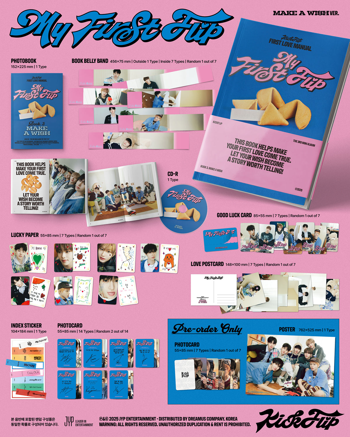 KickFlip 3rd Mini Album "My First Flip"