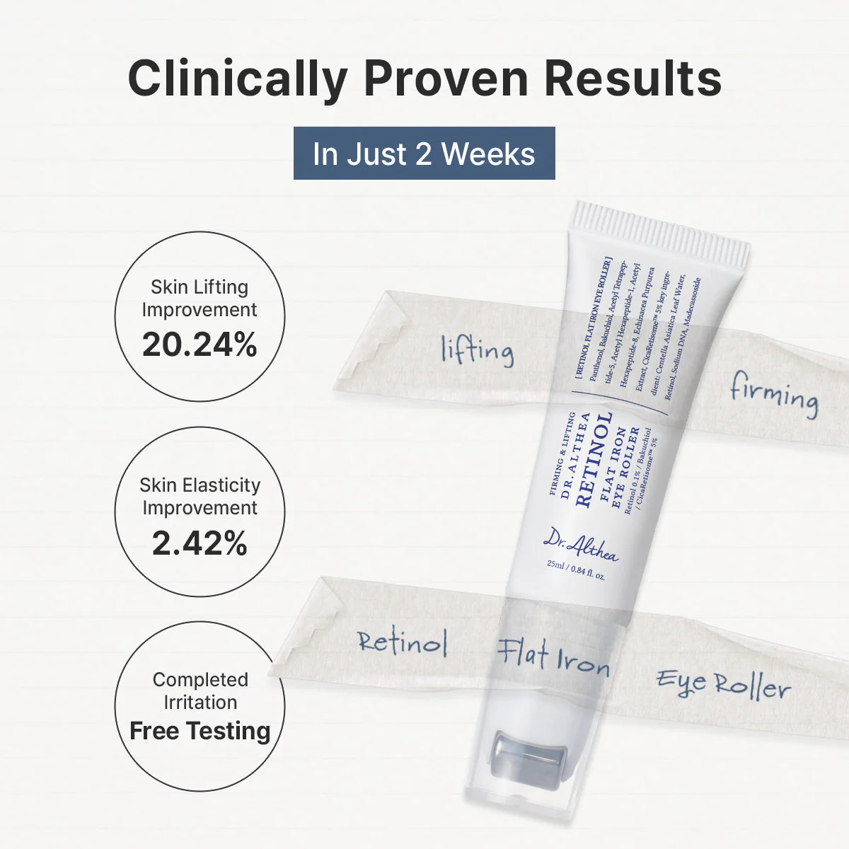 Dr. Althea Retinol Flat Iron Eye Roller [25ml]