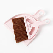 MINI DUSTPAN BRUSH SET PINK PUPPY