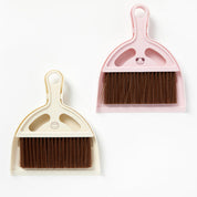 MINI DUSTPAN BRUSH SET PINK PUPPY