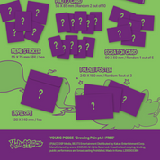 Young Posse 4th EP Album "Growing Pain pt.1: Free" (Sticker Book Ver.)