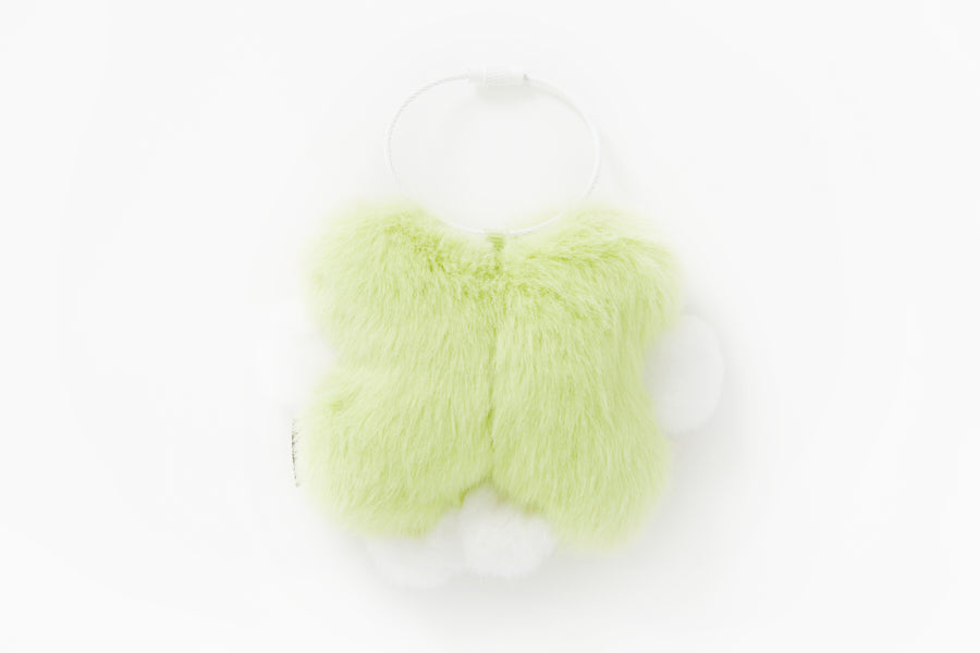 Bag Charm Alien Clover