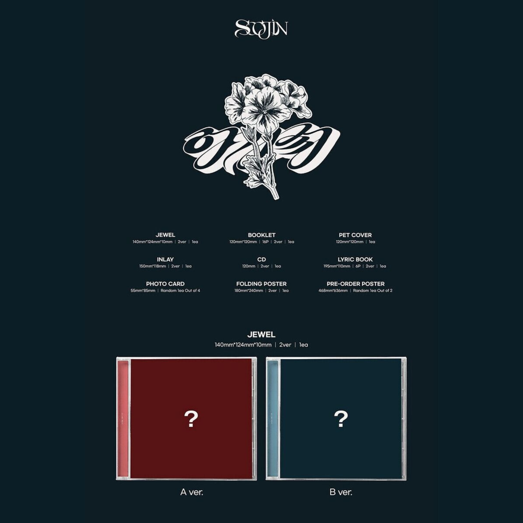SooJin 1st EP Album "agassy" (Jewel Ver.)