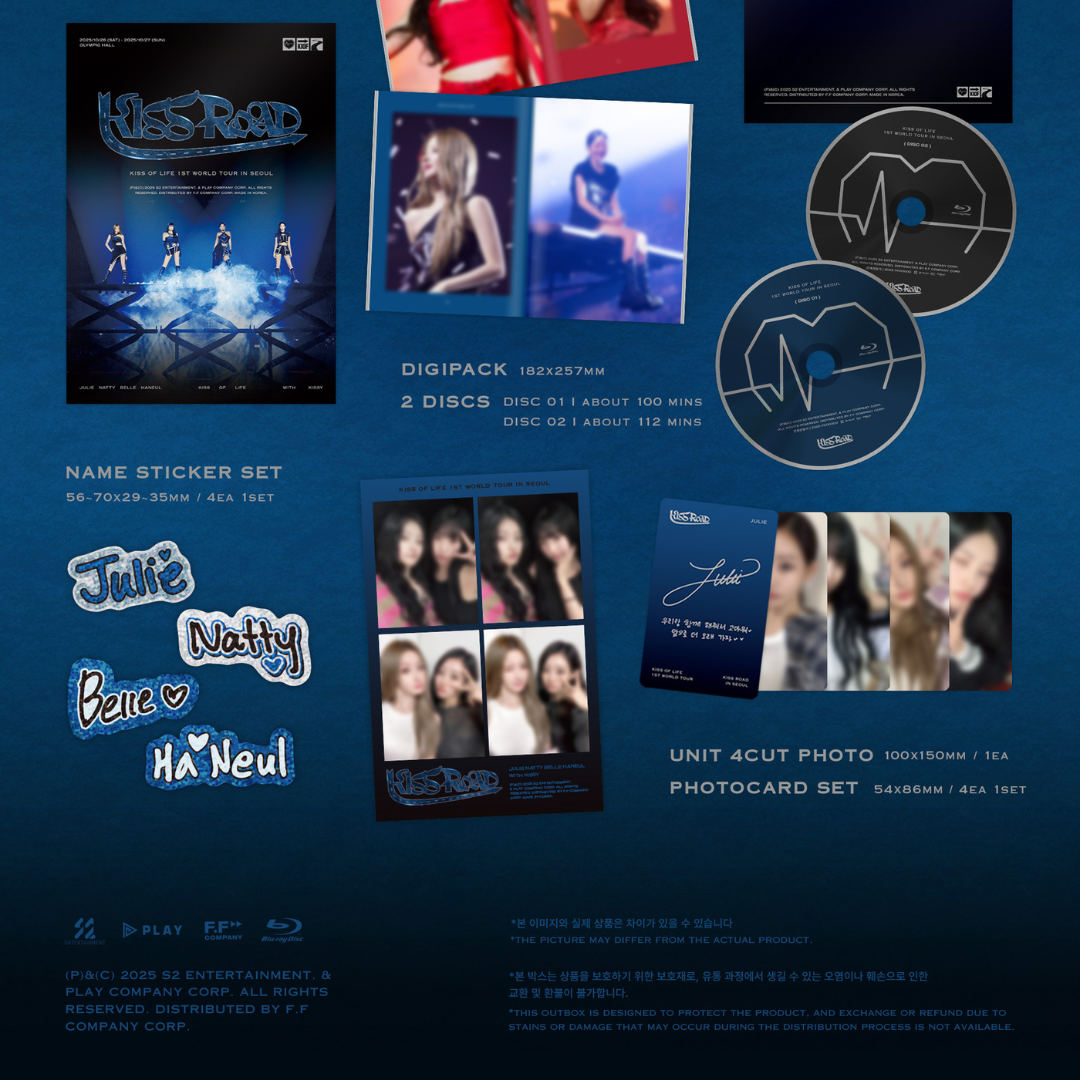 KISS OF LIFE - 2024 KISS OF LIFE 1ST WORLD TOUR [KISS ROAD] IN SEOUL BLU-RAY