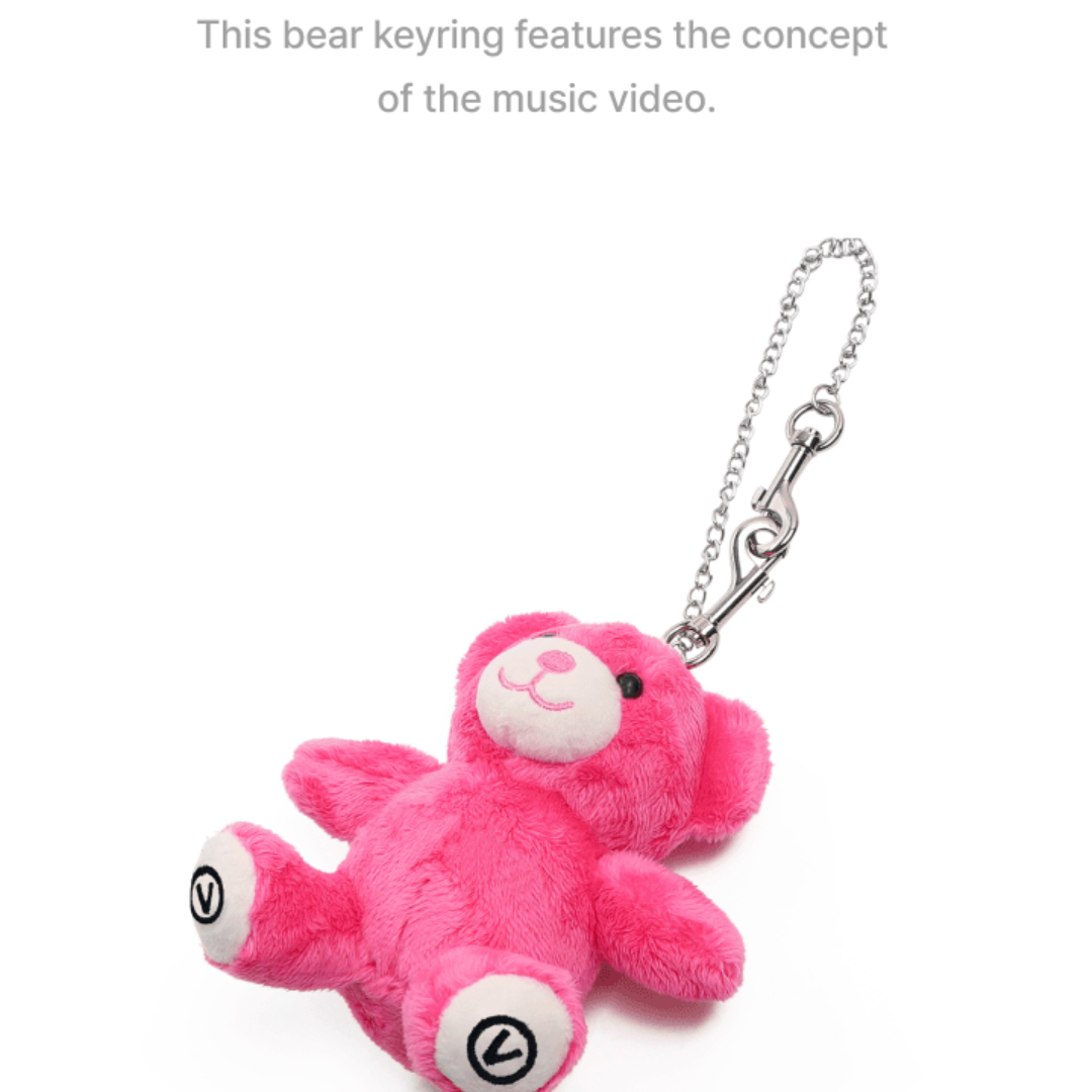 [Pre-Order] BTS V 'Fri(END)s' - Bear Keychain