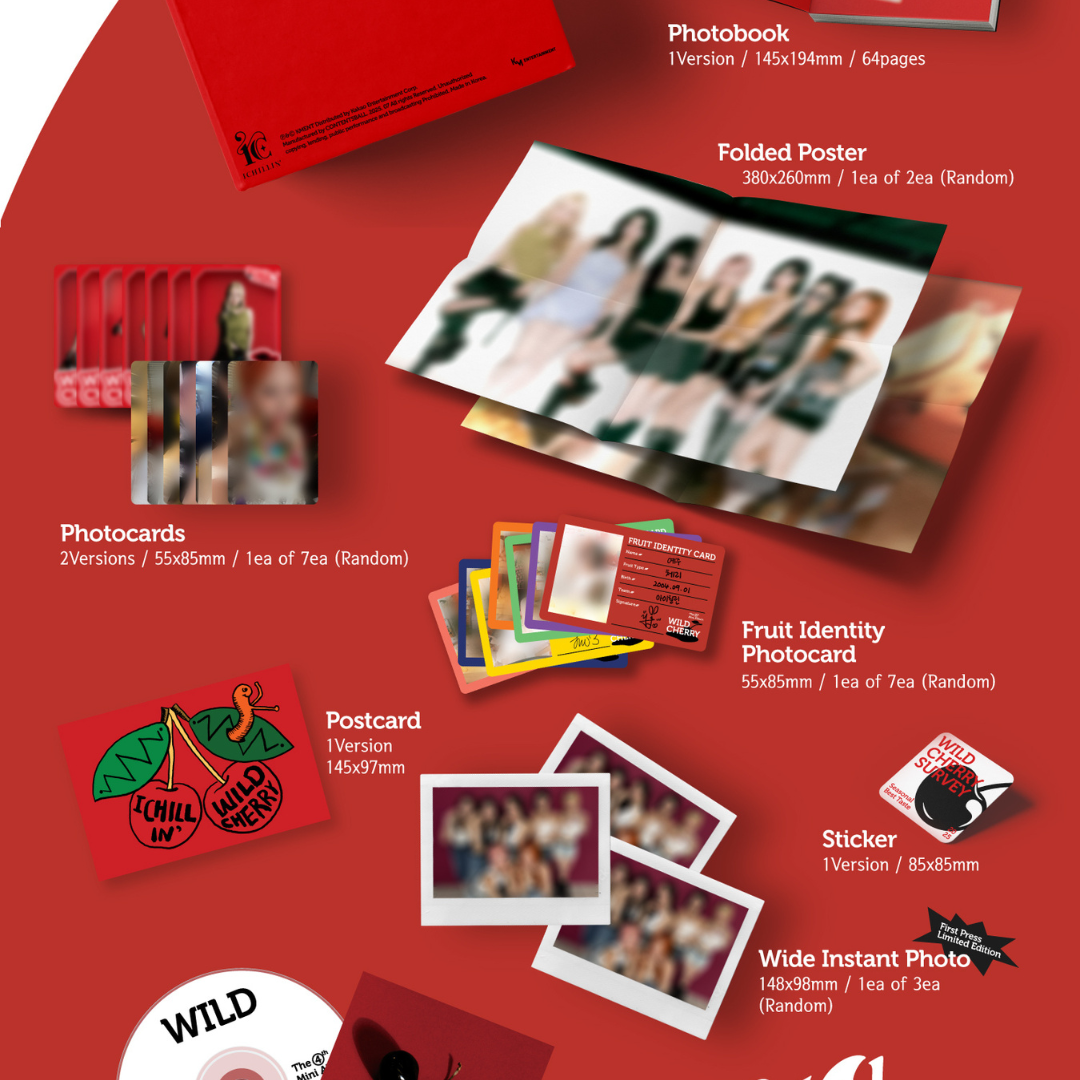 ICHILLIN - 4th Mini Album [WILD CHERRY]