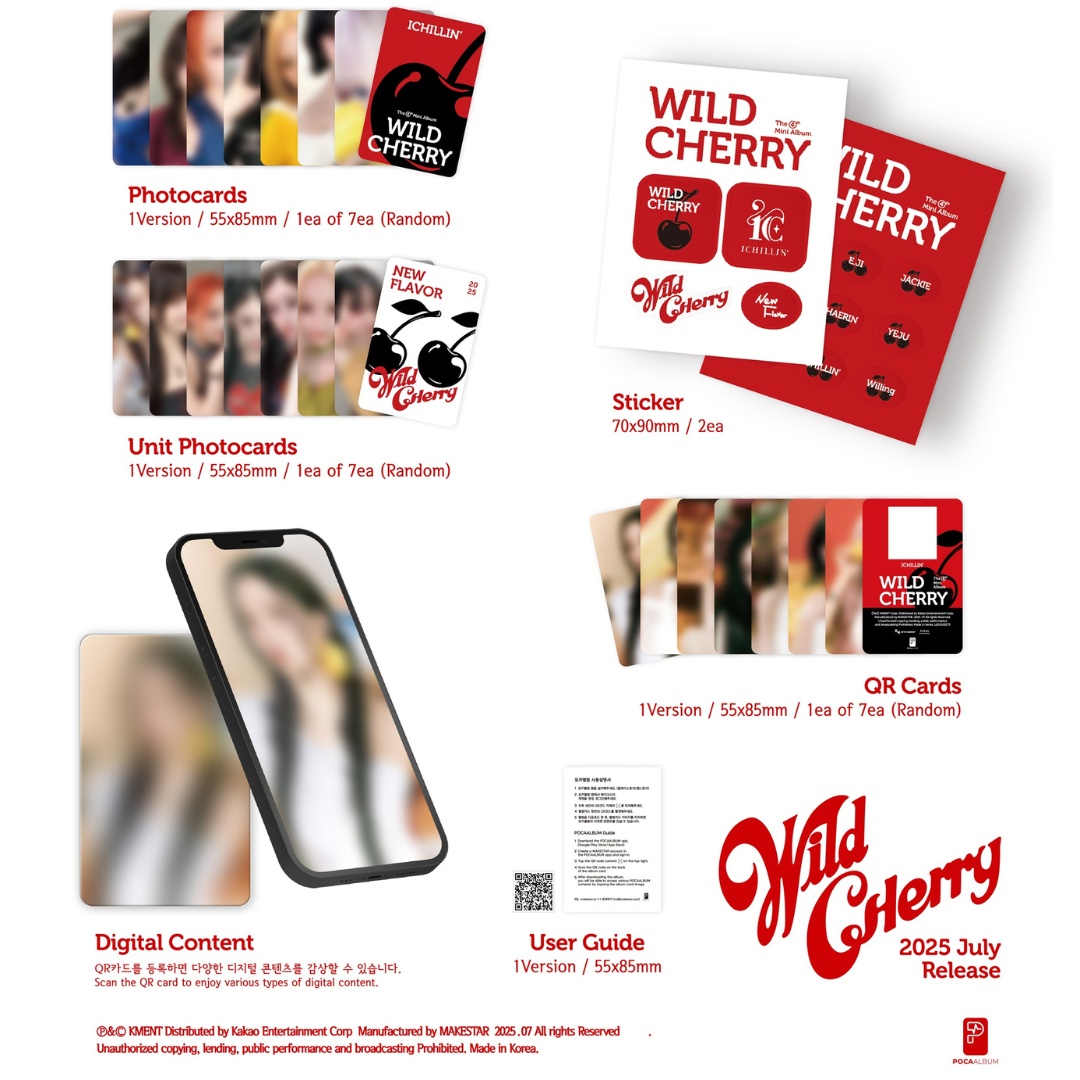 ICHILLIN - 4th Mini Album [WILD CHERRY] (POCA Ver.)