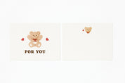 INVITATION CARD FOR YOU HEART BEAR