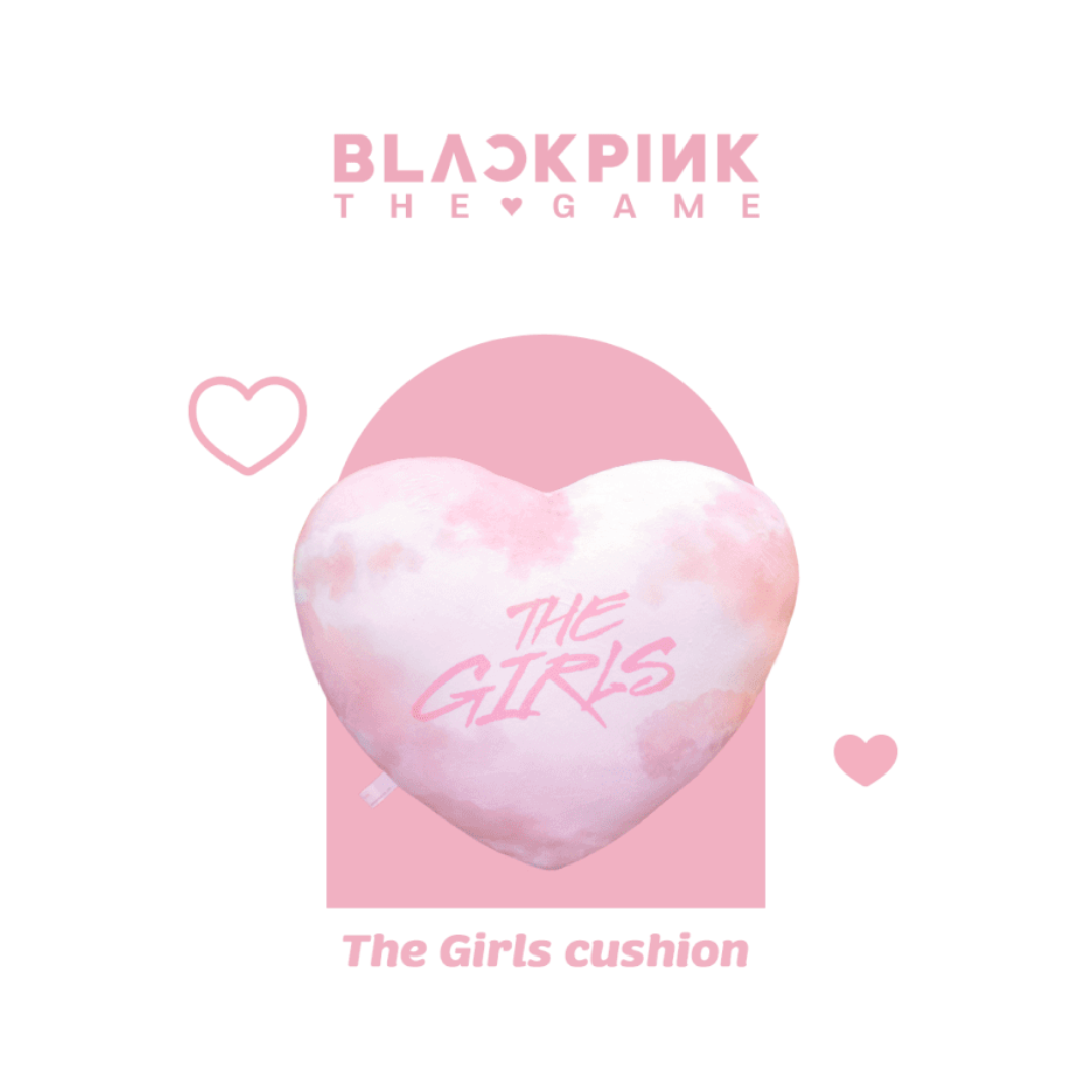BlackPink The Girls Heart Cushion