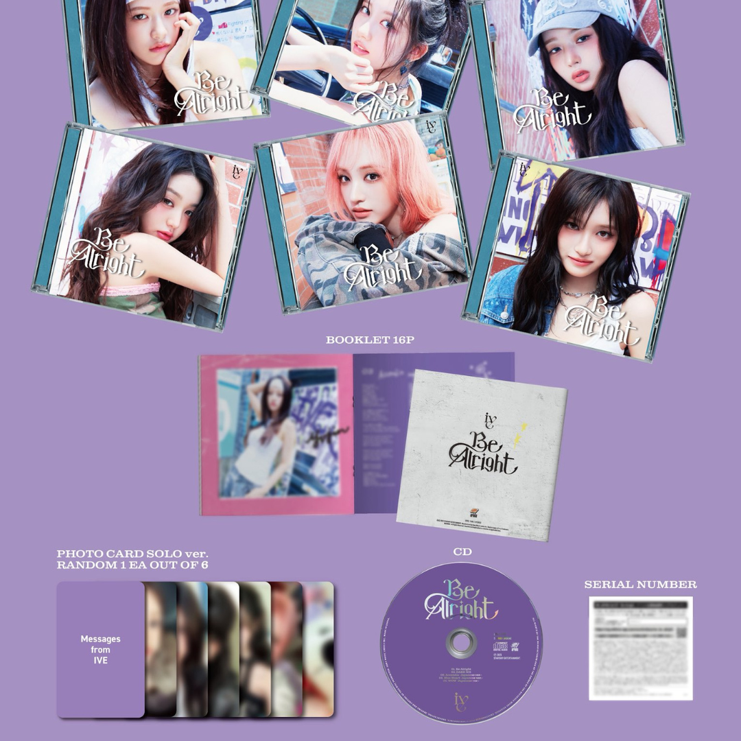 IVE 3rd Japan EP Album "Be Alright" [Member Edition]