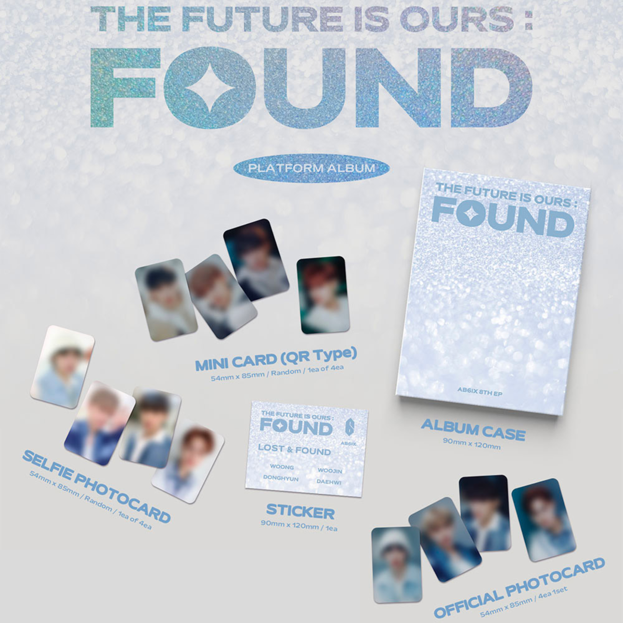 AB6IX 8th EP Album "THE FUTURE IS OURS : FOUND" (Platform Ver.)