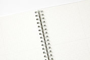 NOTE PP COVER SPRING SIMPLE 6 SPLIT GRID B5