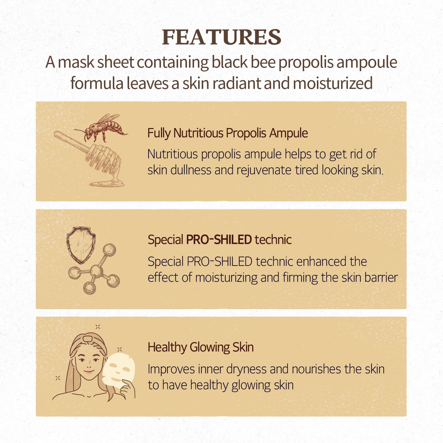 SKINFOOD Royal Honey Propolis Enrich Mask [1ea]