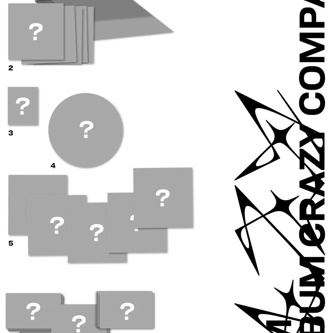 Le Sserafim 4th Mini Album "CRAZY" (Compact Ver.) (Set) with Weverse Shop POB