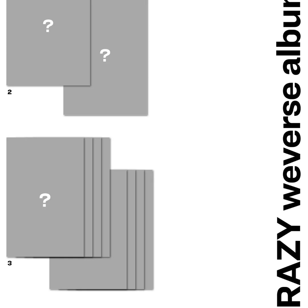 Le Sserafim 4th Mini Album "CRAZY" (Weverse Ver.) (Set) with Weverse POB