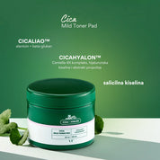 VT Cosmetic Cica Mild Toner Pad [60ea]