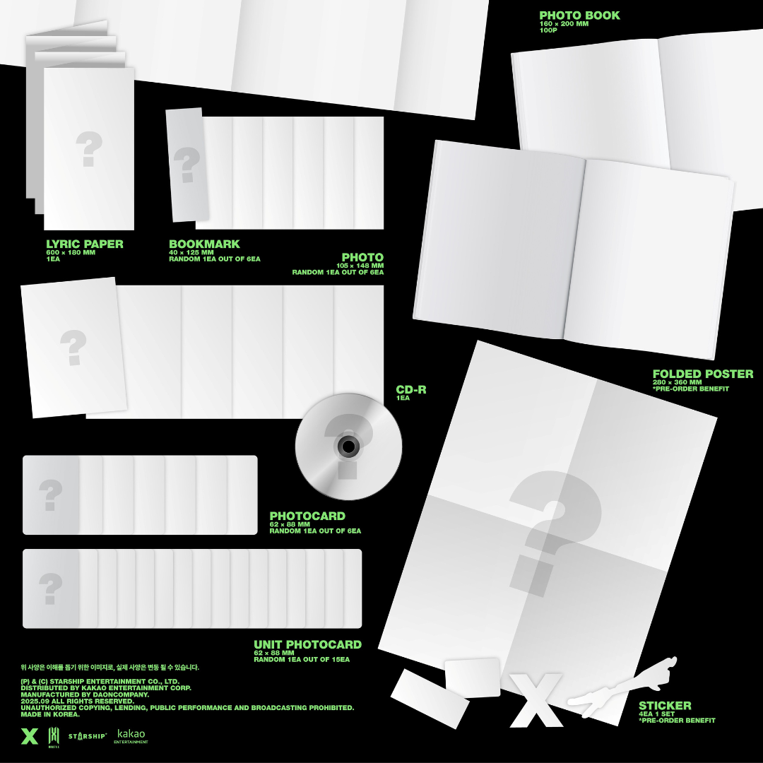 [Pre-Order] MONSTA X - 13th Mini Album [THE X]