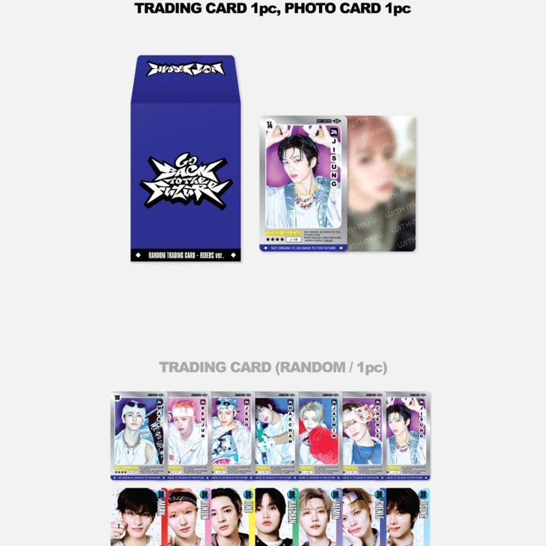 [Pre-Order] NCT DREAM TIME RIDERS POP UP MD - TRADING CARD