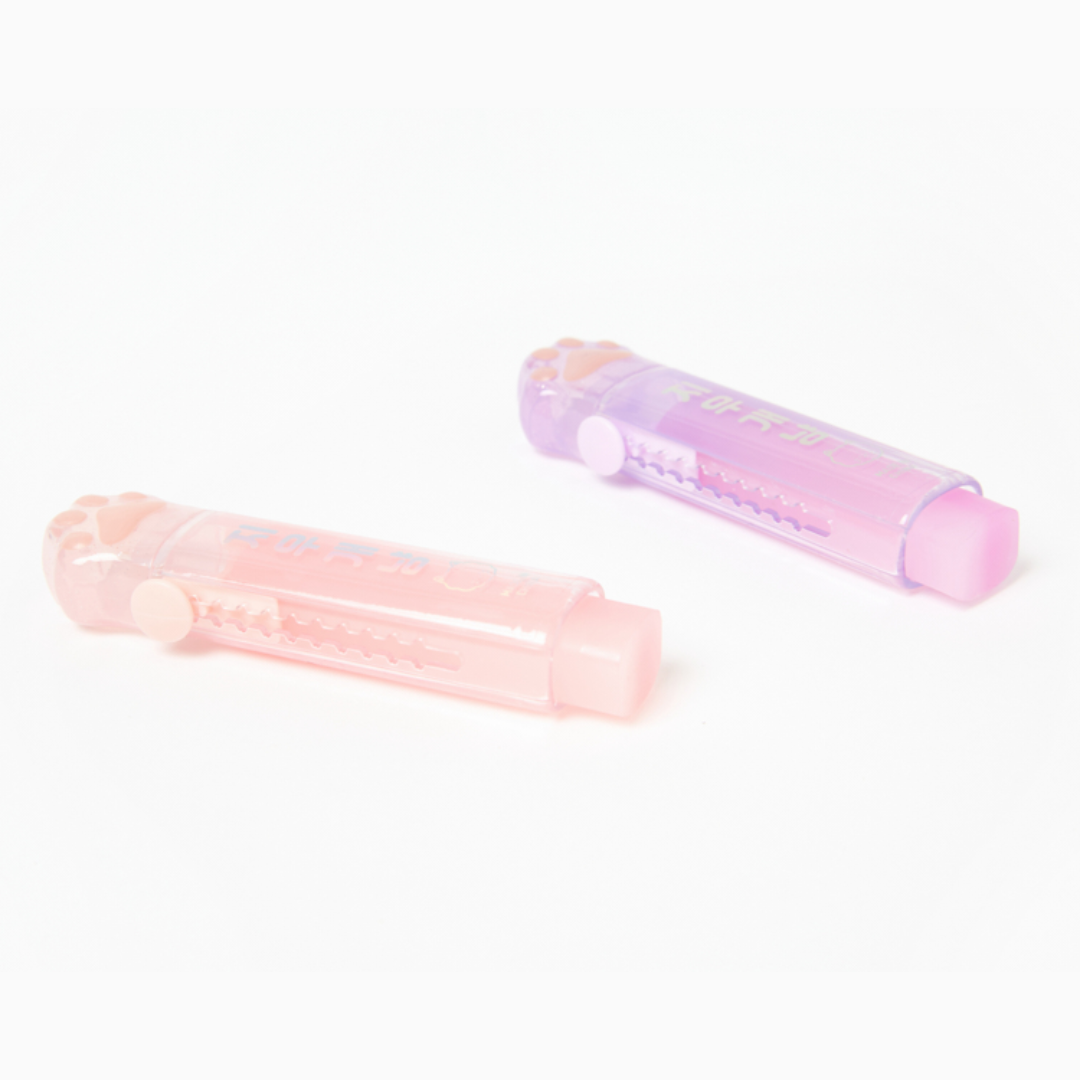 CAT PAW TWO-TONE ERASER