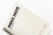 NOTE PP COVER INDEX BASIC WHITE