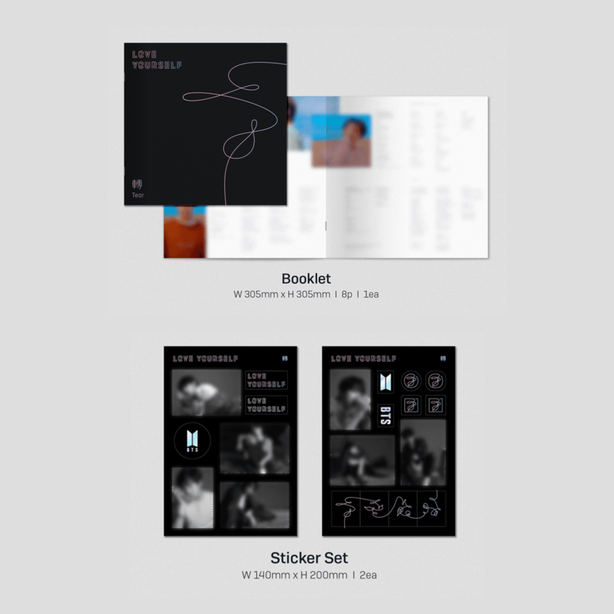 BTS "LOVE YOURSELF 轉 Tear" (LP)