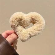 Hair Claw Heart Fur