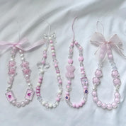 Phone Chain Pink Gummy Bear