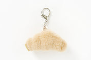 Mini Croissant Plush Keychain