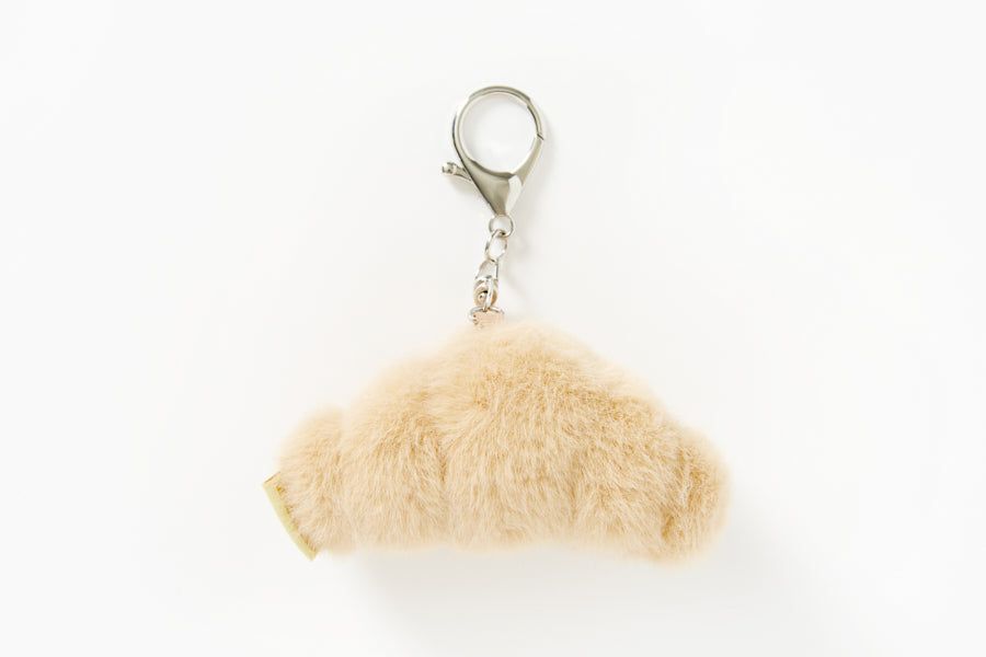 Mini Croissant Plush Keychain