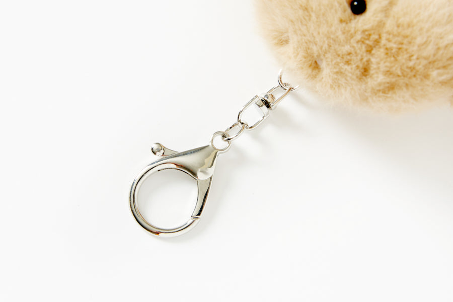 Mini Croissant Plush Keychain