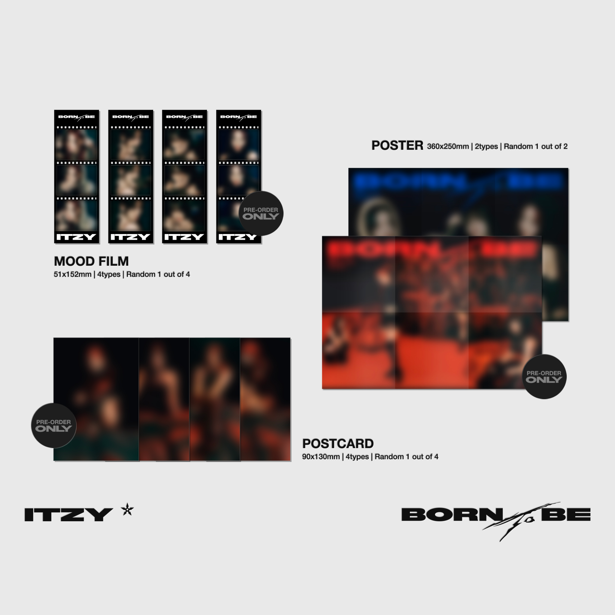 ITZY - BORN TO BE (Version B) - CD –