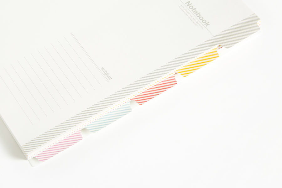 NOTE PP COVER INDEX BASIC WHITE