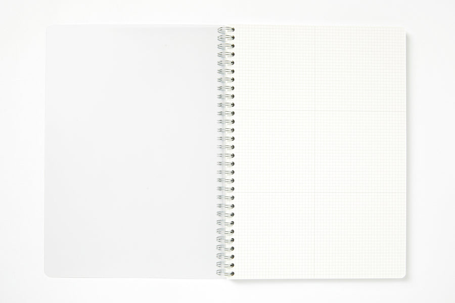 NOTE PP COVER SPRING SIMPLE 6 SPLIT GRID B5