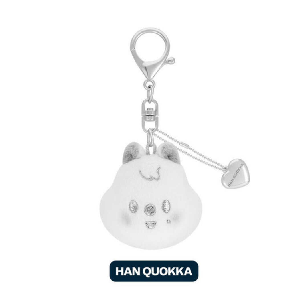 [PRE-ORDER] Stray Kids dominATE : celebrATE MD SKZOO FACE KEYRING SILVER Ver. (8 VERSIONS)