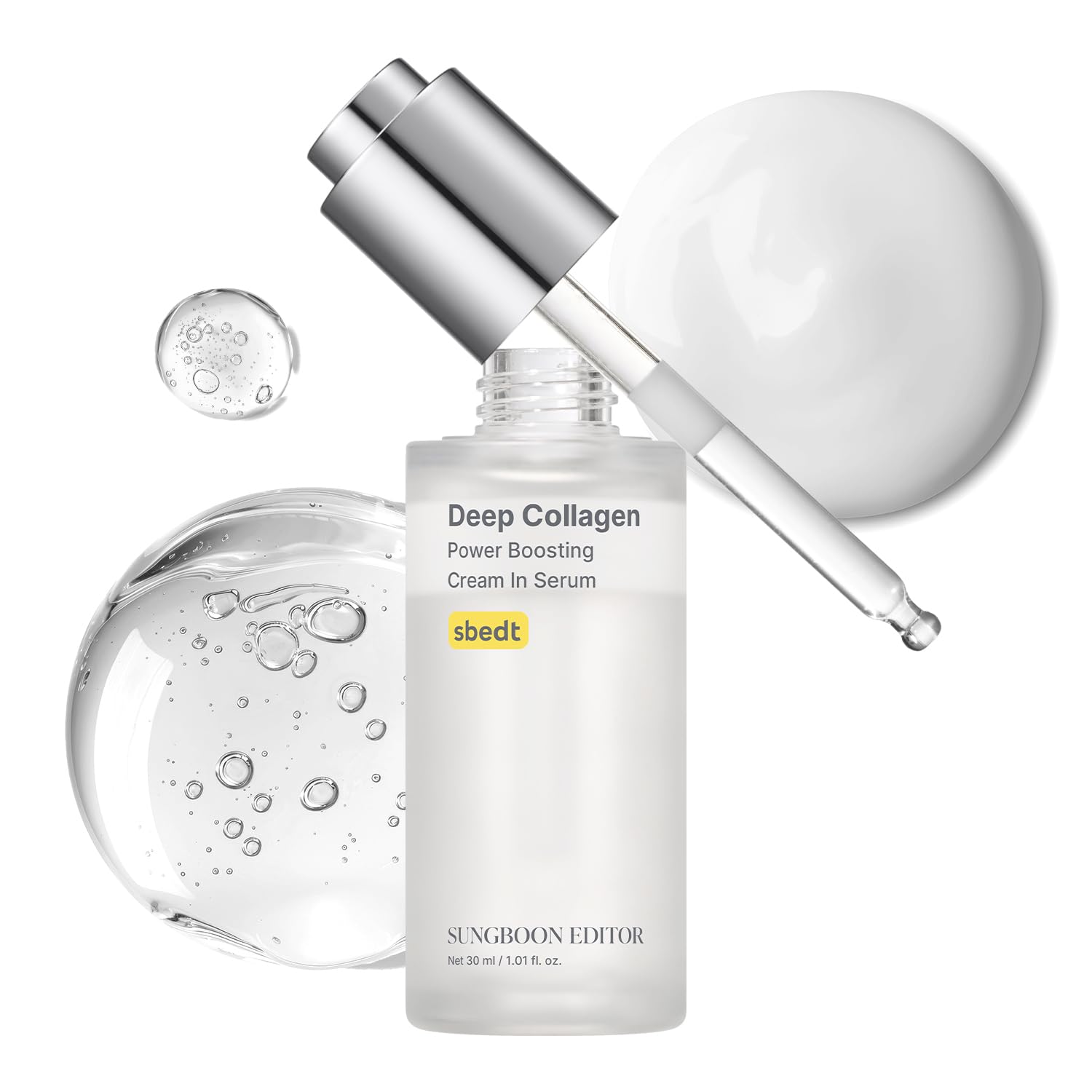 SUNGBOON EDITOR Deep Collagen Power Boosting Cream In Serum [30ml]