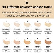 Espoir - Be Glow Foundation - 10 Colors