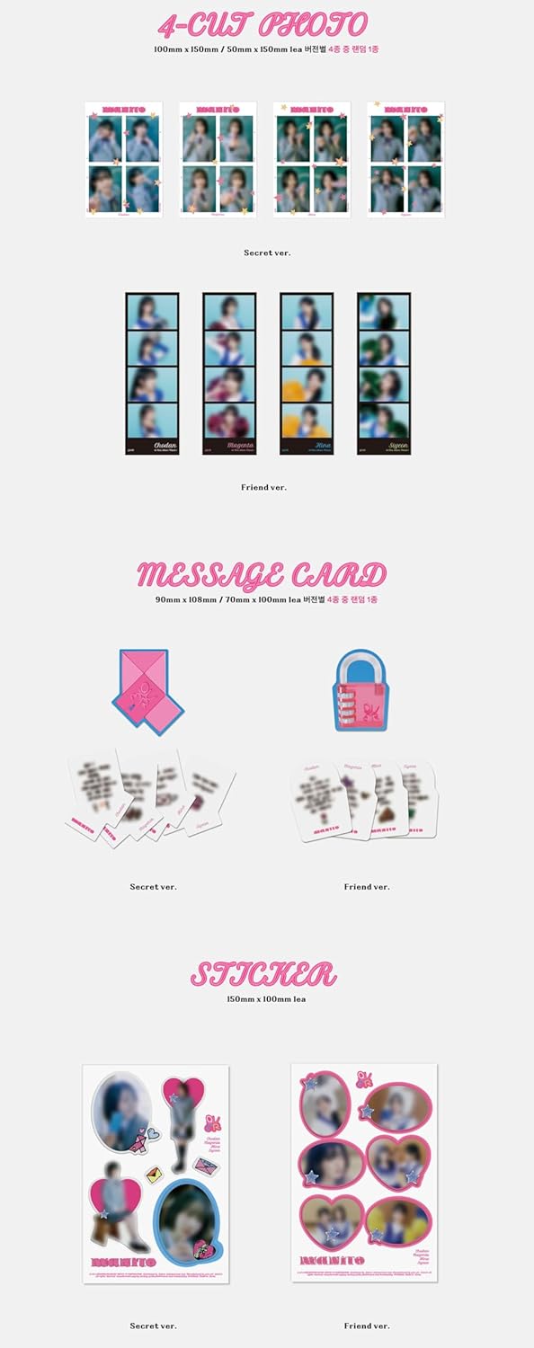 QWER - 1st Mini Album 'MANITO ' (Photobook Version) – Amuse Ground