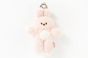 Tall Bunny Plush Keychain