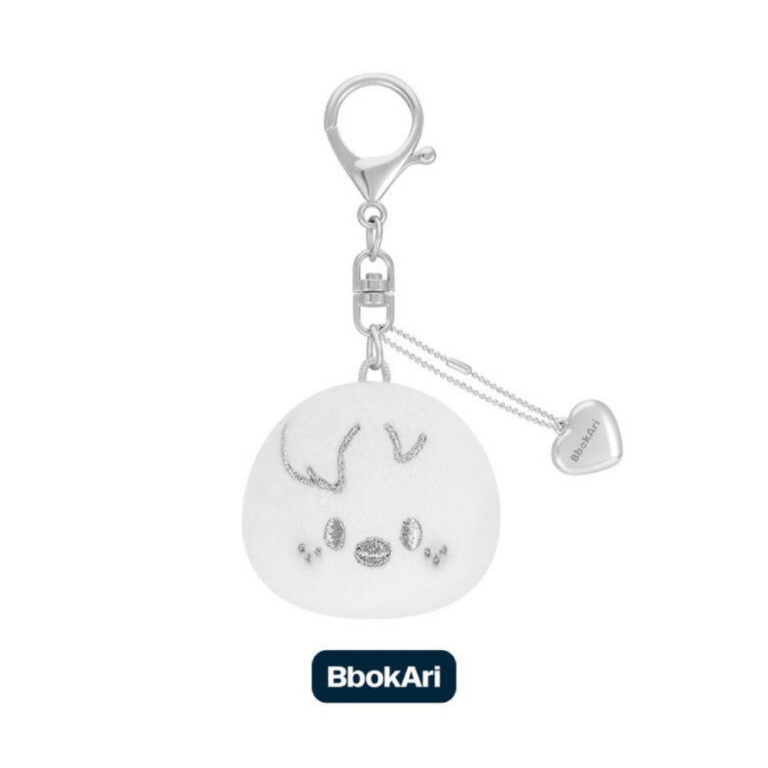 [PRE-ORDER] Stray Kids dominATE : celebrATE MD SKZOO FACE KEYRING SILVER Ver. (8 VERSIONS)