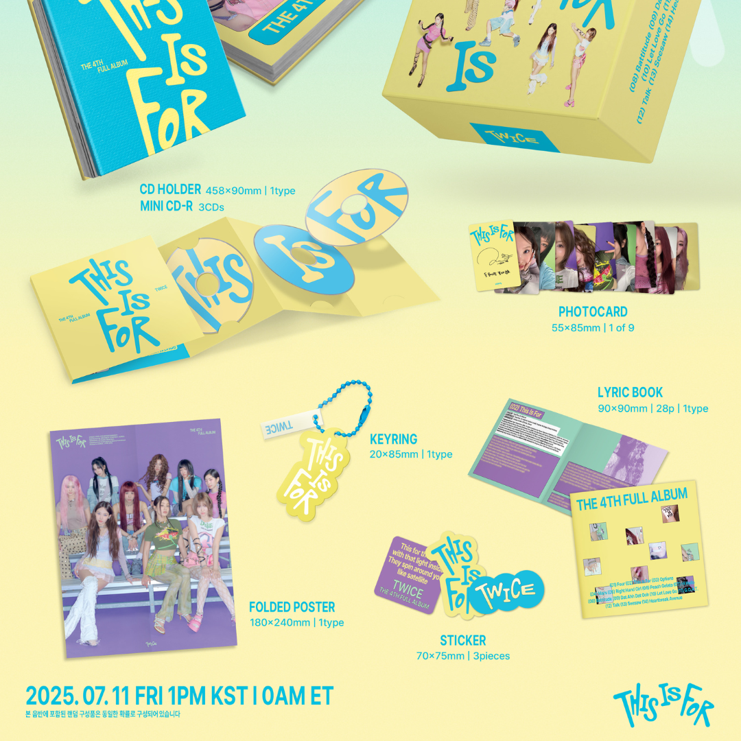 TWICE 4th Album "THIS IS FOR" (Confetti Ver.)