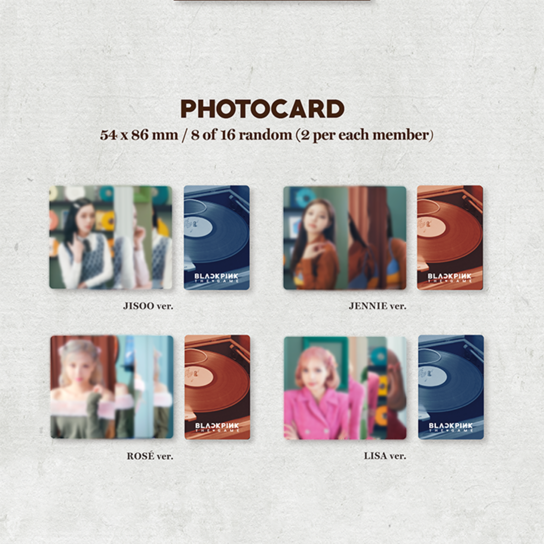 BLACKPINK The Game Photocard Collection - Back To Retro