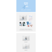 Red Velvet Wendy Official MD "WISH YOU HELL" Cubic Sticker + Polaroid Set