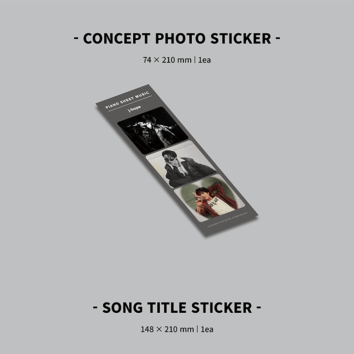 [Pre-Order] PIANO SHEET MUSIC: J-HOPE (Package)